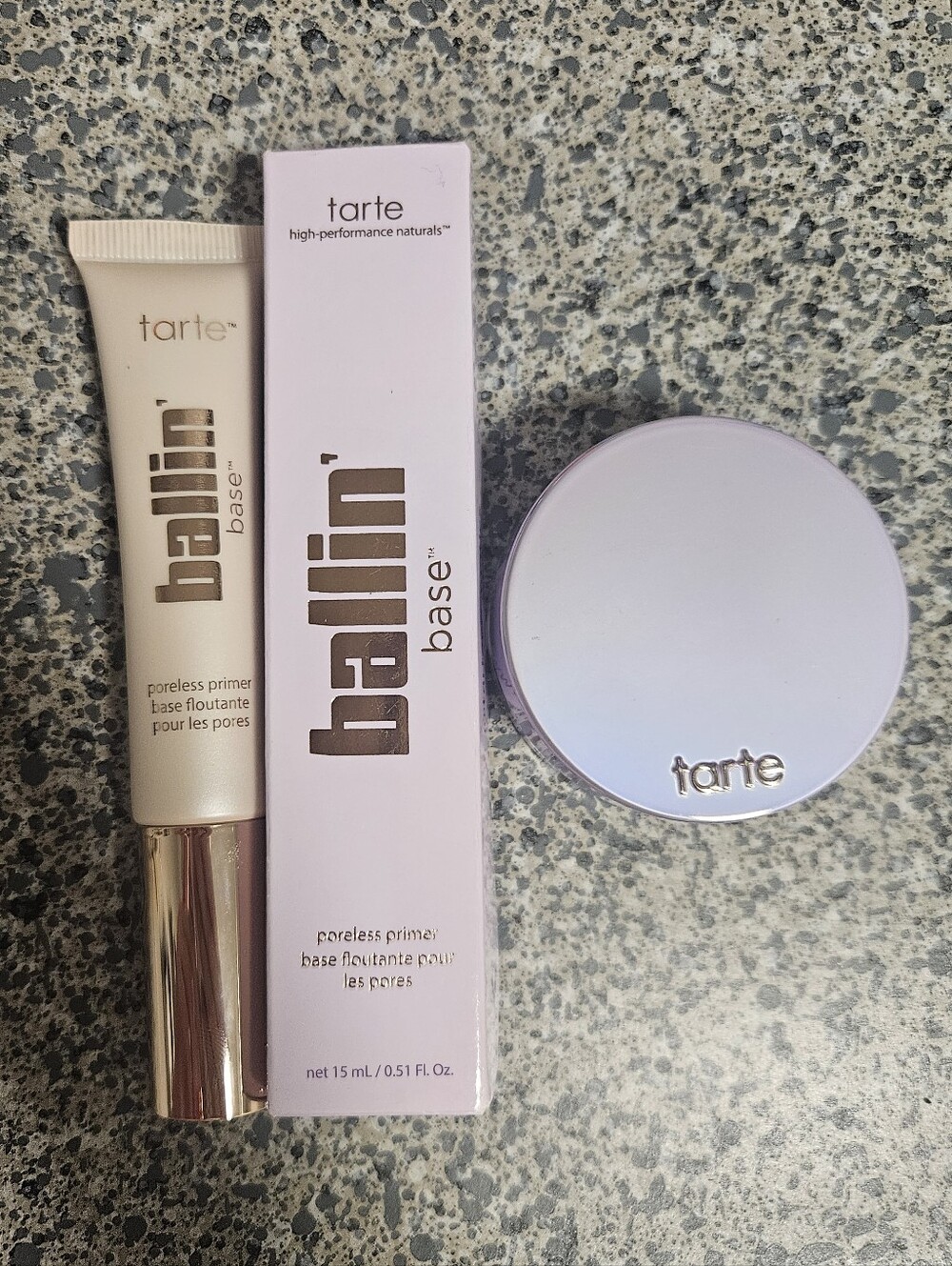 NWT MINI Tarte Cosmetics Ballin Base Poreless Primer And Creaseless Powder